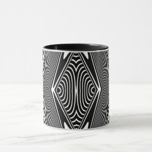 Taza Ilusión óptica 18 Diseño abstracto
