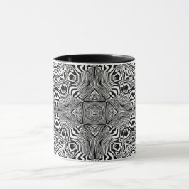 Taza Ilusión óptica 4 diseño abstracto
