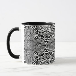 Taza Ilusión óptica 4 diseño abstracto