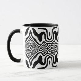 Taza Ilusión óptica 8 Diseño abstracto