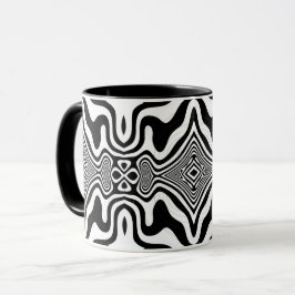 Taza Ilusión óptica 8 Diseño abstracto