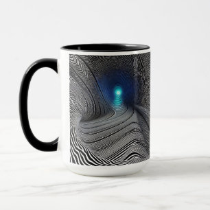 Taza Ilusión óptica cebra,
