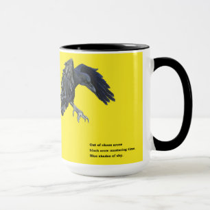 Taza Ilustracion Black Crow & Haiku