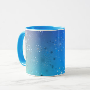 Taza Ilustracion Blue Sky Stars