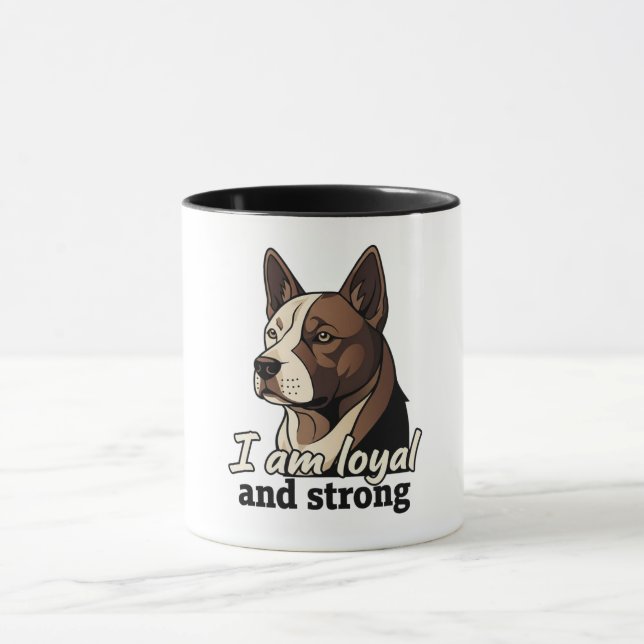 Taza Ilustracion Cute Dog | Cof Personalizado Pet Lover (Centro)