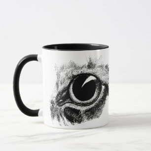 Taza Ilustracion de arte animal Gatos Dibujo de cosecha