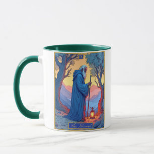 Taza Ilustración de carta de tarot, El Ermitaño