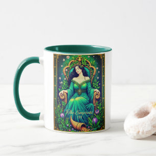 Taza Ilustración de carta de tarot, La Emperatriz