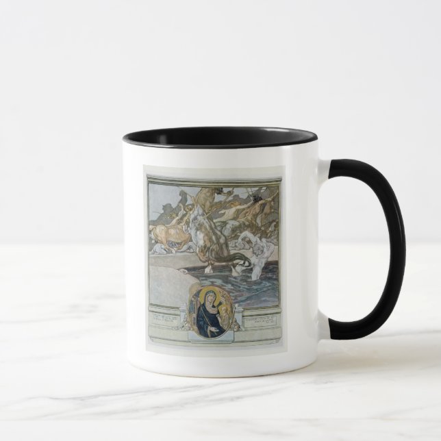Taza Ilustracion de Comedy divino de Dante ' (Derecha)