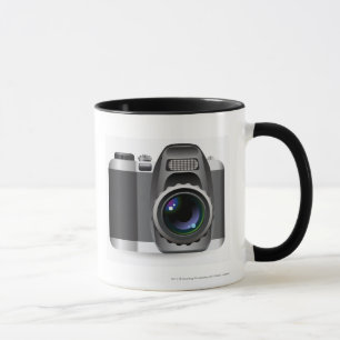 Taza Ilustracion de Digitaces de la cámara digital