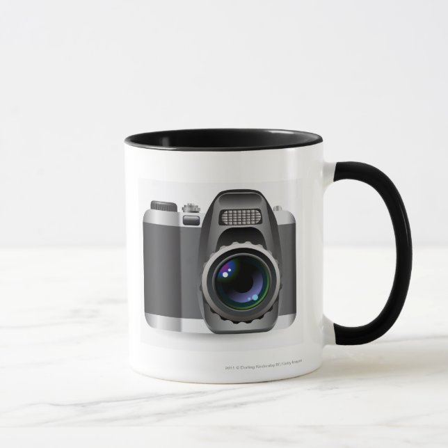 Taza Ilustracion de Digitaces de la cámara digital (Derecha)