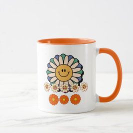 Taza Ilustracion de flores