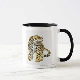 Taza Ilustracion de Jaguar con la cabeza en perfil