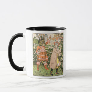 Taza Ilustracion de la belleza y la bestia, 1901 (colo