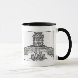 Taza Ilustracion de la guerra del cerco