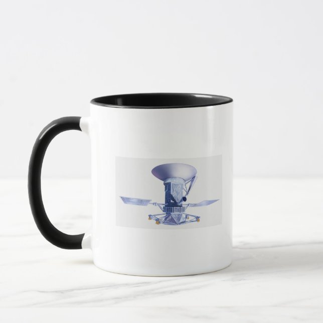 Taza Ilustracion de la nave espacial de Magellan (Izquierda)