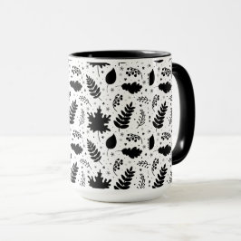 Taza Ilustración de Leafs Arte