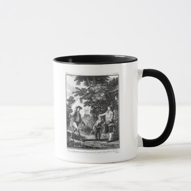 Taza Ilustracion de 'L'Emile (Derecha)