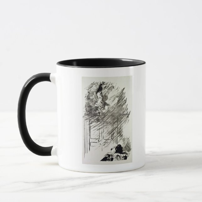 Taza Ilustracion de Manet el | para 'el Raven (Izquierda)