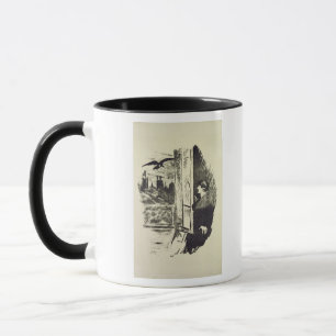 Taza Ilustracion de Manet el   para 'el Raven