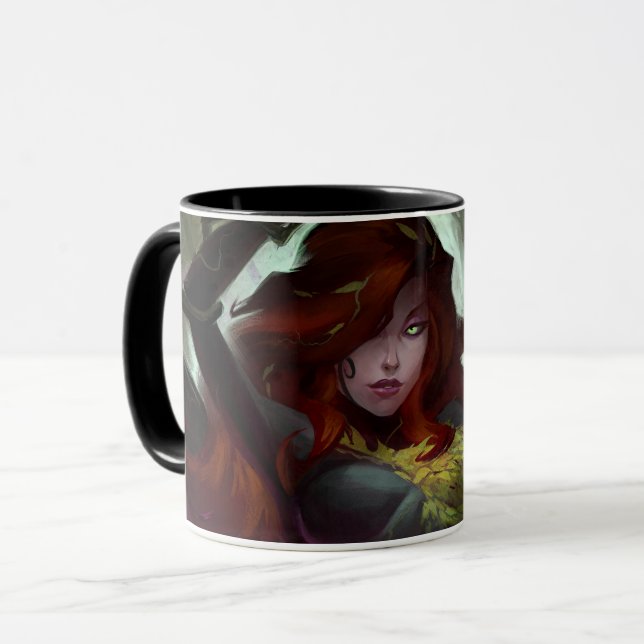 Taza Ilustracion de marfil con veneno de crisis infinit (Anverso izquierdo)