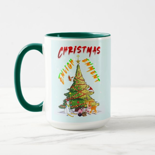 Taza Ilustración de navidades (Izquierda)