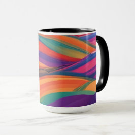 Taza Ilustración de paisaje