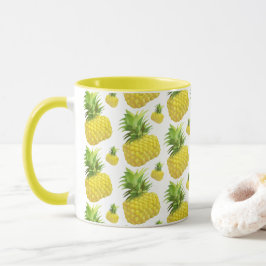 Taza Ilustracion de piña