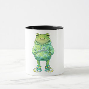 Taza Ilustracion de rana cuta Coffee Mug Personalizad
