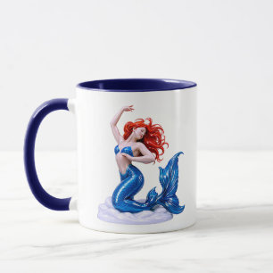 Taza Ilustración de Sirena