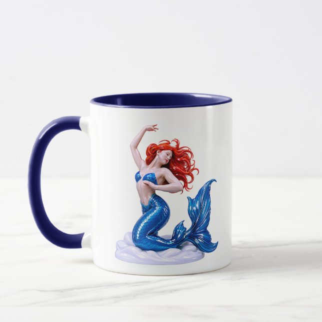 Taza Ilustración de Sirena (Izquierda)