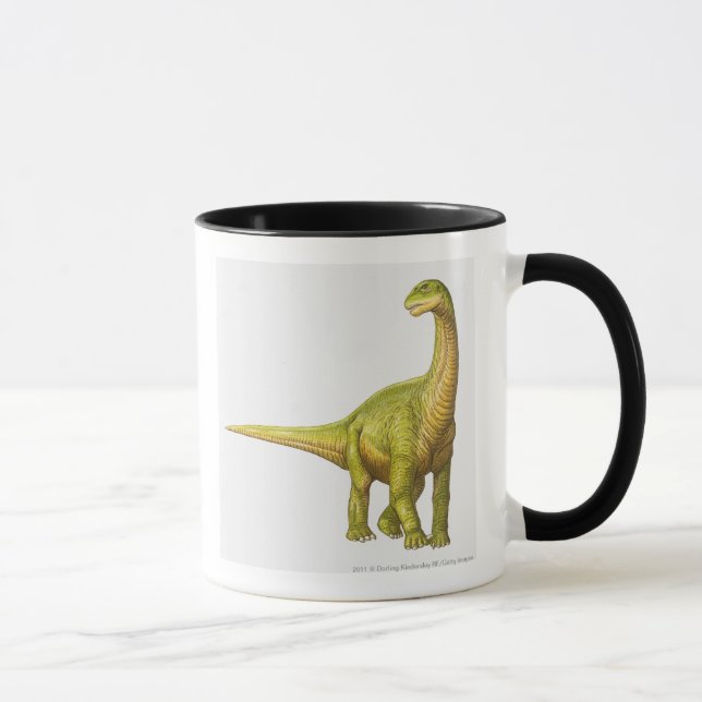 Taza Ilustracion de un Camarasaurus (Derecha)
