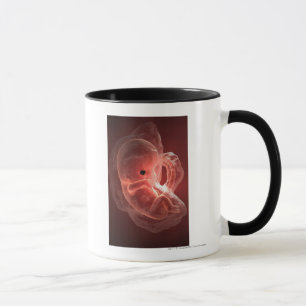 Taza Ilustracion de un embrión que se convierte