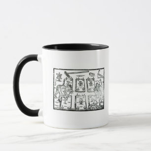 Taza Ilustracion de un libro en cultivar un huerto