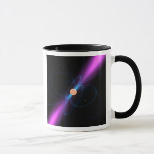 Taza Ilustracion de un pulsar