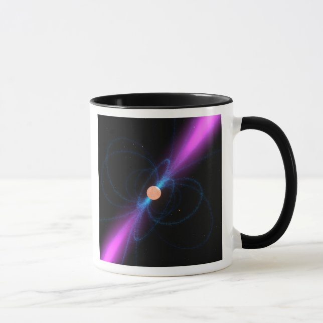Taza Ilustracion de un pulsar (Derecha)