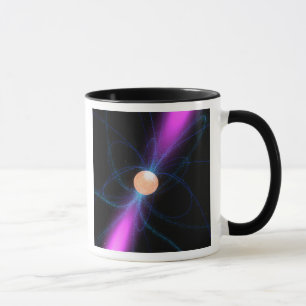 Taza Ilustracion de un pulsar 2