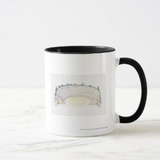Taza Ilustracion del amphitheatre romano