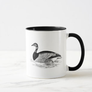 Taza Ilustracion del ganso del vintage - plantilla de