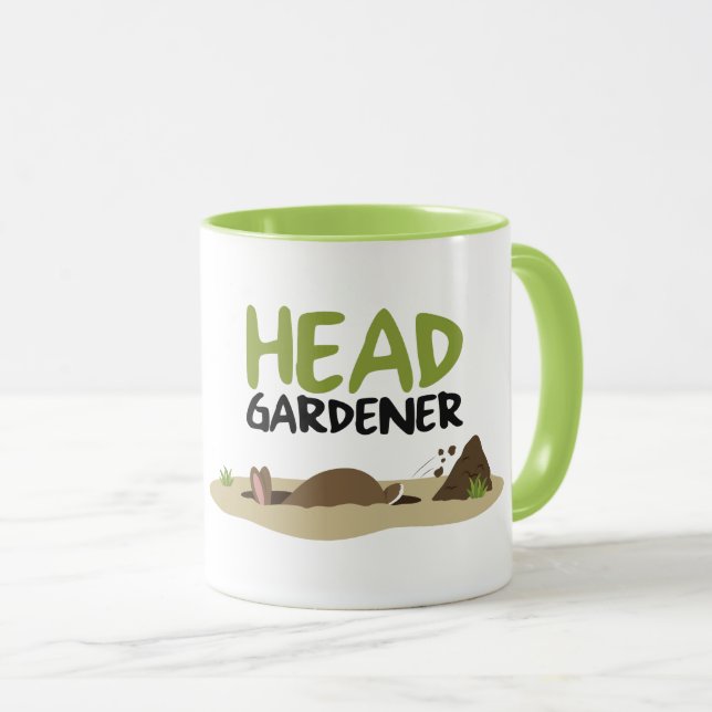 Taza Ilustracion del jardinero jefe (Anverso derecho)