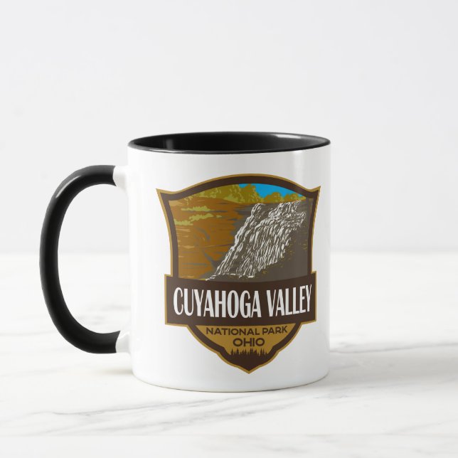 Taza Ilustracion del Parque Nacional del Valle de Cuyah (Izquierda)