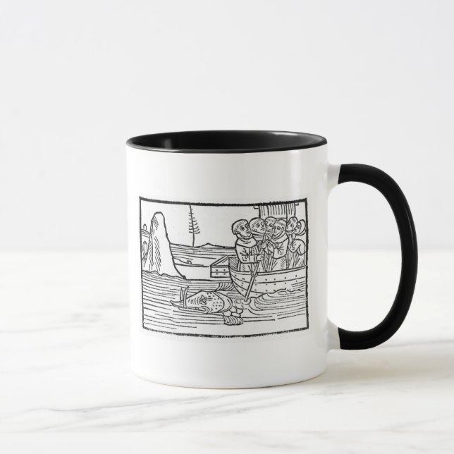 Taza Ilustracion 'del viaje de St. Brendan (Derecha)