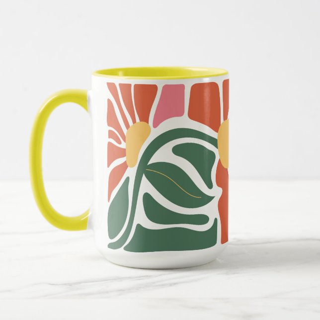 Taza Ilustración floral (Izquierda)