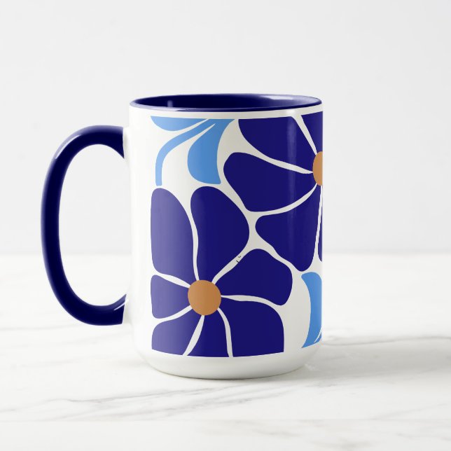 Taza Ilustración floral (Izquierda)