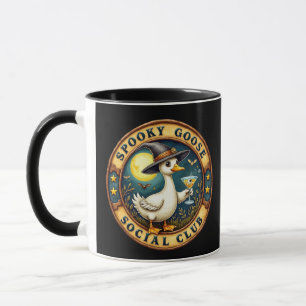 Taza Ilustración Gráfica de Halloween de Ganso Espeluzn