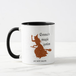 Taza Ilustracion Grunge Halloween de Witch Magic Potion