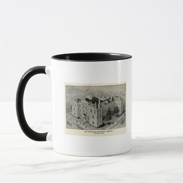 Taza Ilustracion Hartford Connecticut (Izquierda)