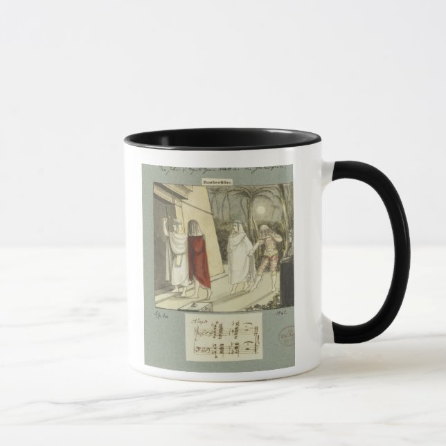 Taza Ilustracion para "la flauta mágica" de Mozart, (Derecha)