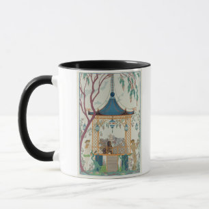 Taza Ilustracion para los "Fetes Galantes" por Paul