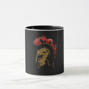 Taza Ilustracion Spartan Helmet